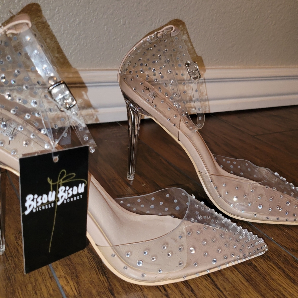 Bisou Bisou Rhinestone Heels
